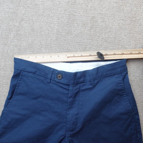 Spier & Mackay Pants 29 x 28 Blue Solid Cotton Blend - Picture 5 of 10